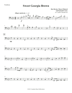 Sweet Georgia Brown - Trombone von Canadian Brass Quintet (Download) 