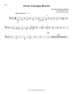 Sweet Georgia Brown - Tuba von Canadian Brass Quintet (Download) 