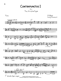 The Art of the Fugue Suite - Tuba von Canadian Brass Quintet (Download) 