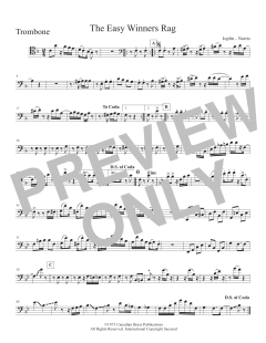 The Easy Winners Rag - Trombone von Canadian Brass Quintet (Download) 