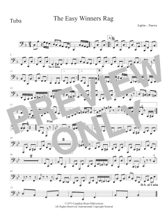 The Easy Winners Rag - Tuba von Canadian Brass Quintet (Download) 