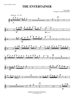 The Entertainer - Bb Piccolo Trumpet von Canadian Brass Quintet (Download) 