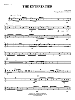 The Entertainer - Bb Trumpet von Canadian Brass Quintet (Download) 