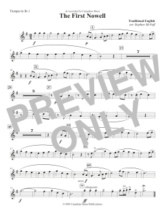 The First Nowell - Bb Trumpet 1 von Canadian Brass Quintet (Download) 