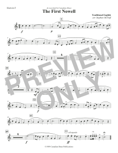 The First Nowell - F Horn von Canadian Brass Quintet (Download) 