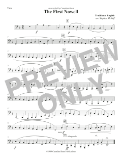 The First Nowell - Tuba von Canadian Brass Quintet (Download) 