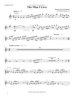 The Man I Love - Bb Trumpet 1 von Canadian Brass Quintet (Download) 