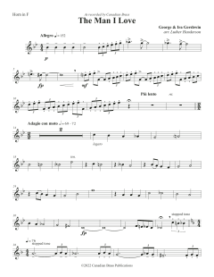 The Man I Love - F Horn von Canadian Brass Quintet (Download) 
