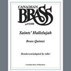 The Saints' Hallelujah (Intermediate) - Full Score von Canadian Brass Quintet (Download) 
