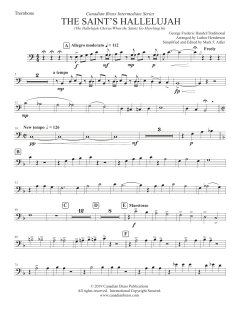 The Saints' Hallelujah (Intermediate) - Trombone von Canadian Brass Quintet (Download) 