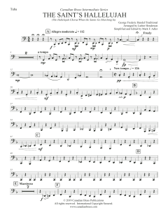 The Saints' Hallelujah (Intermediate) - Tuba von Canadian Brass Quintet (Download) 