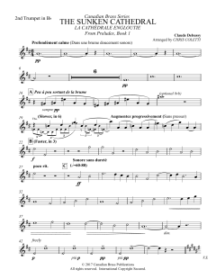 The Sunken Cathedral - Bb Trumpet 2 von Canadian Brass Quintet (Download) 