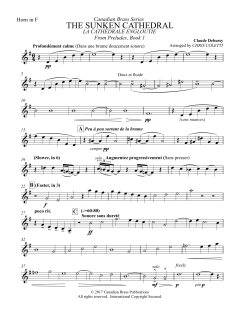 The Sunken Cathedral - F Horn von Canadian Brass Quintet (Download) 