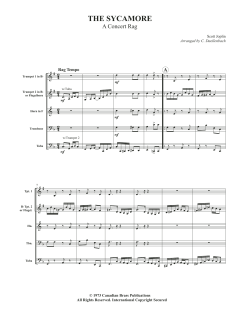 The Sycamore - Full Score von Canadian Brass Quintet (Download) 