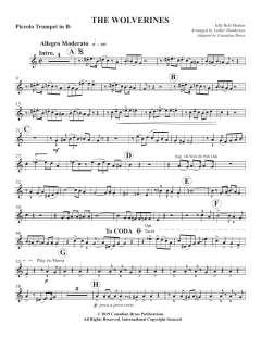 The Wolverines - Bb Piccolo Trumpet von Canadian Brass Quintet (Download) 