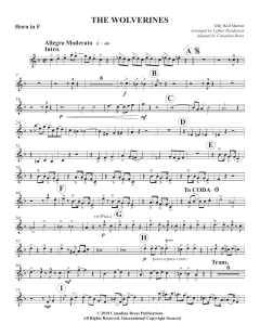 The Wolverines - F Horn von Canadian Brass Quintet (Download) 