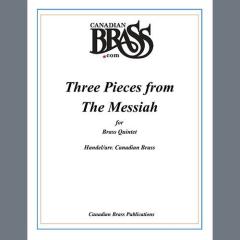 Three Pieces from the Messiah - Bb Trumpet 2 von Canadian Brass Quintet (Download) 