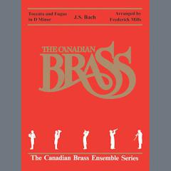 Toccata and Fugue in D Minor - Full Score von Canadian Brass Quintet (Download) 