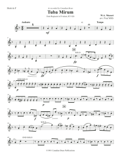 Tuba Mirum - F Horn von Canadian Brass Quintet (Download) 