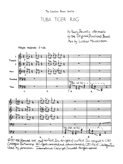 Tuba Tiger Rag - Full Score von Canadian Brass Quintet (Download) 