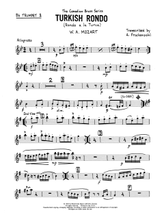 Turkish Rondo - Bb Trumpet 2 von Canadian Brass Quintet (Download) 