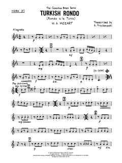Turkish Rondo - F Horn von Canadian Brass Quintet (Download) 