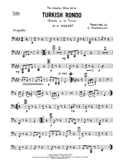 Turkish Rondo - Tuba von Canadian Brass Quintet (Download) 