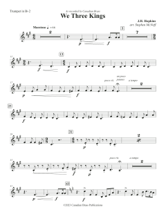We Three Kings - Bb Trumpet 2 von Canadian Brass Quintet (Download) 