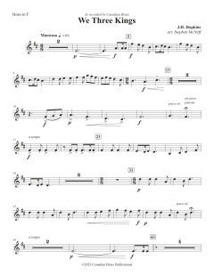 We Three Kings - F Horn von Canadian Brass Quintet (Download) 