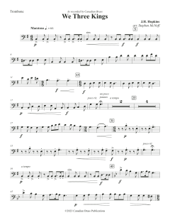 We Three Kings - Trombone von Canadian Brass Quintet (Download) 