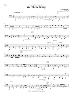 We Three Kings - Tuba von Canadian Brass Quintet (Download) 