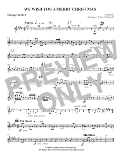 We Wish You a Merry Christmas - Bb Trumpet 2 von Canadian Brass Quintet (Download) 