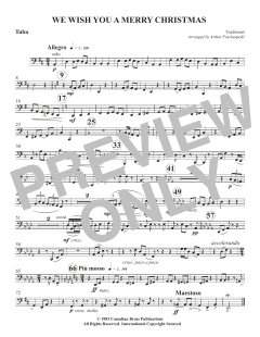 We Wish You a Merry Christmas - Tuba von Canadian Brass Quintet (Download) 