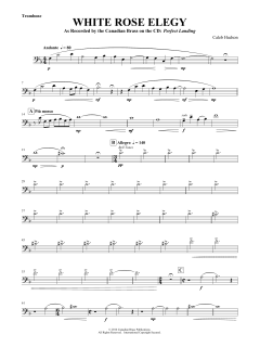 White Rose Elegy - Trombone von Canadian Brass Quintet (Download) 