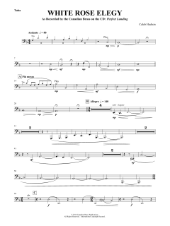 White Rose Elegy - Tuba von Canadian Brass Quintet (Download) 