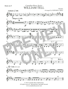William Tell Overture - F Horn von Canadian Brass Quintet (Download) 
