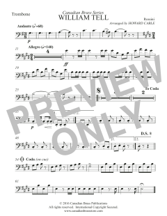 William Tell Overture - Trombone von Canadian Brass Quintet (Download) 