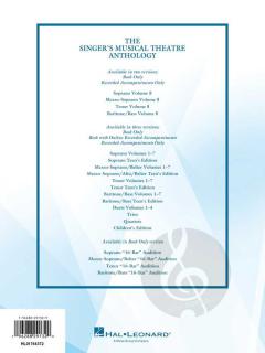 The Singer's Musical Theatre Anthology Vol. 8 