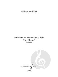 Variations on a theme by A. Saba von Mehran Rouhani 