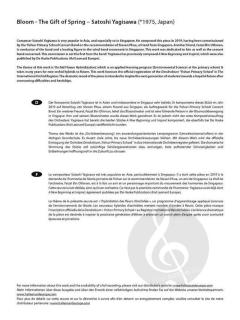 Bloom - The Gift of Spring von Satoshi Yagisawa 