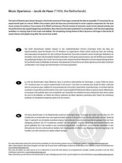 Music Xperience von Jacob de Haan 