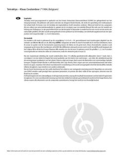 Tetraktys von Klaas Coulembier 