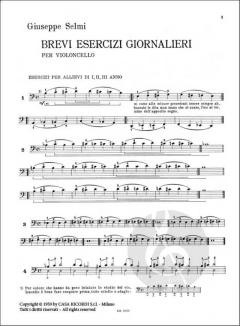 Brevi Esercizi Giornalieri von Selmi 