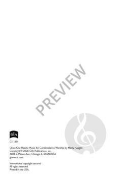 Open Our Hearts von Marty Haugen 