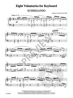 8 Voluntaries for Keyboard von Robert J. Powell 