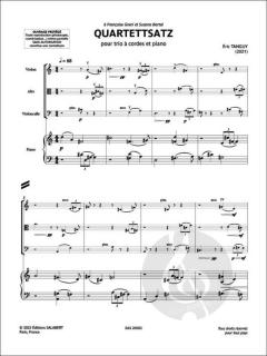 Quartettsatz von Eric Tanguy 