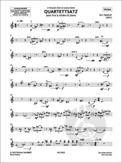 Quartettsatz von Eric Tanguy 