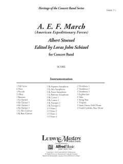 AEF March von Albert Stoessel (Download) 