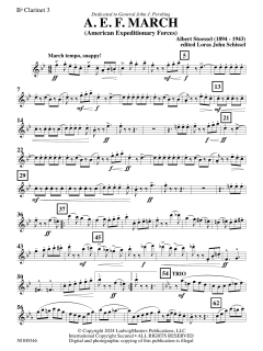 AEF March von Albert Stoessel (Download) 
