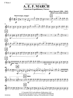 AEF March von Albert Stoessel (Download) 